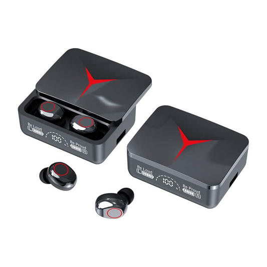 M90 Pro Earbuds TWS 5.3 LED Light Wireless Gaming Earphones