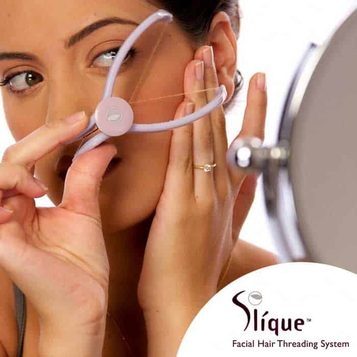 Slique hair threading machine