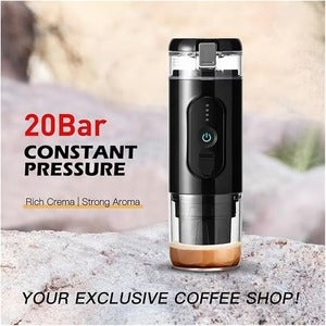 Portable Electric Espresso Coffee Maker