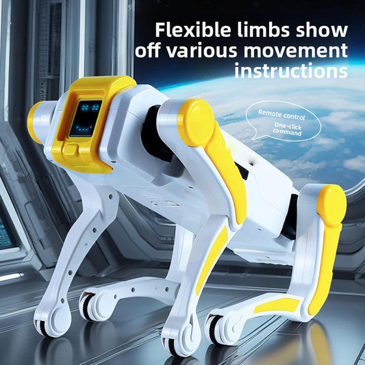 Intelligent AI Mechanical RC Robot Dog - Interactive Voice Control & Programmable Toy