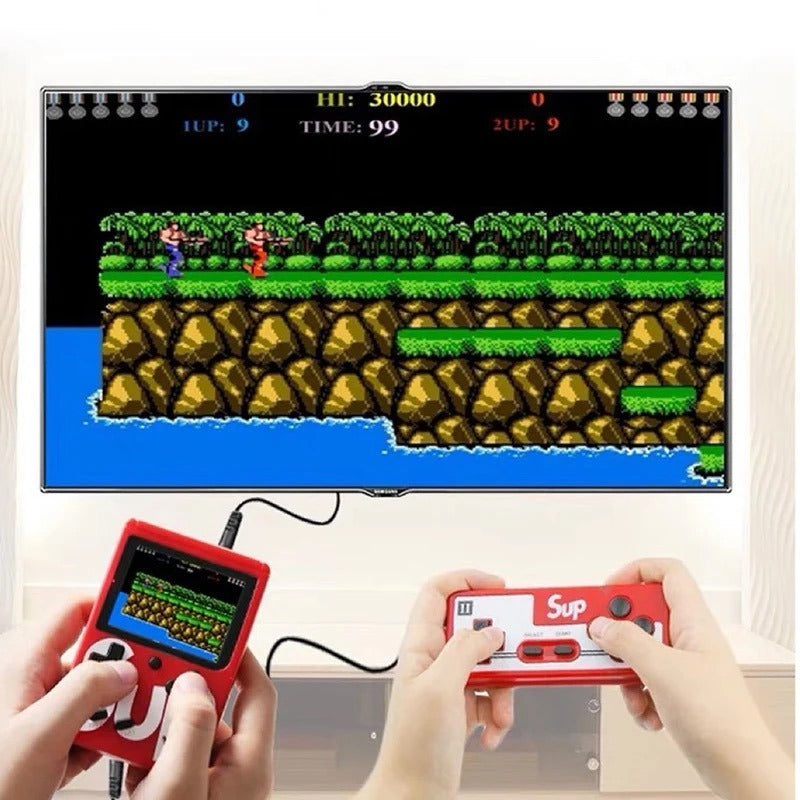 Game Box SUP 400 2 in 1, Mini Retro game console. Perfect gift for children