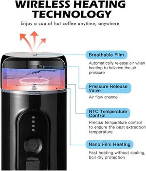 Portable Electric Espresso Coffee Maker