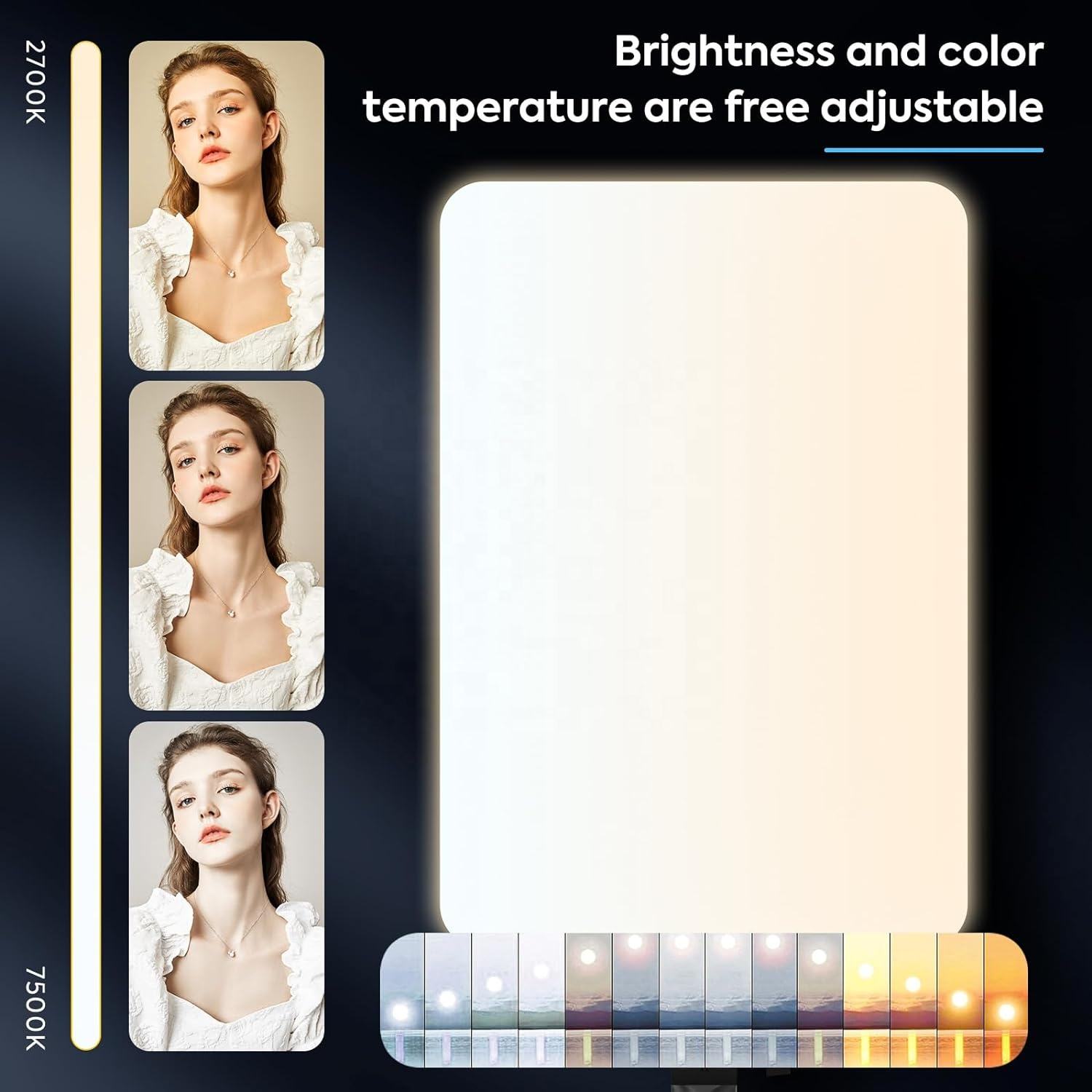 LED Panel Light Kit with Tripod Stand - Zambeel