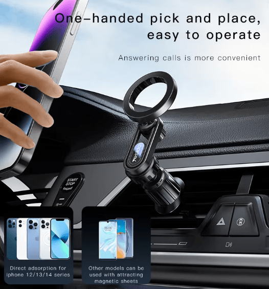Metal Magnetic Car Phone Stand - Zambeel